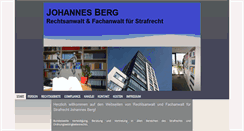 Desktop Screenshot of berg-rechtsanwalt.net